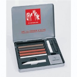 Caja surtido cretas Caran d'Ache para artistas