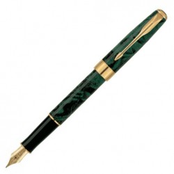 Pluma Estilográfica Parker Sonnet Premier Laque Green, Fountain Pen
