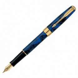 Pluma Estilográfica Parker Sonnet Premier Laque Blue, Fountain Pen