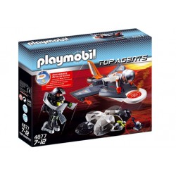 PLAYMOBIL Avión detector espionaje - 4877