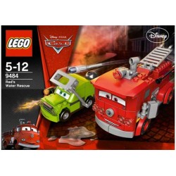 LEGO CARS 9484 RESCATE ACUATICO DE ROJO